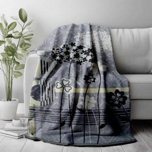 Mink Blanket -Abstract Blossom
