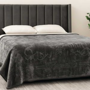 Mink Blanket - Charcoal