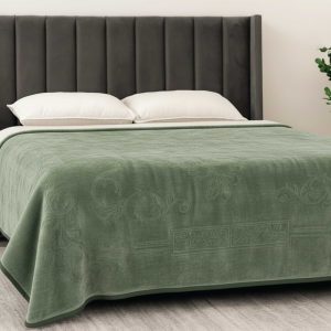 Mink Blanket - Green