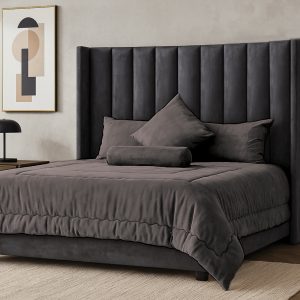 Jacquard Milky Velvet - Black