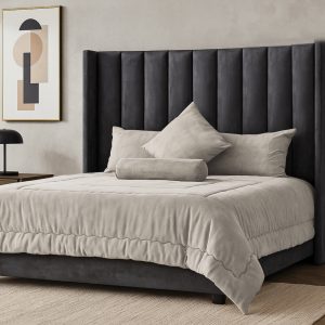 Jacquard Milky Velvet - Grey