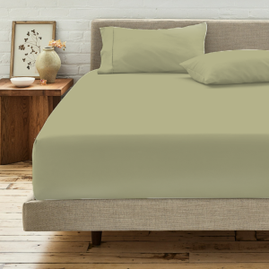 Hotel Range Fitted Sheet Including Pillowcase 186tc